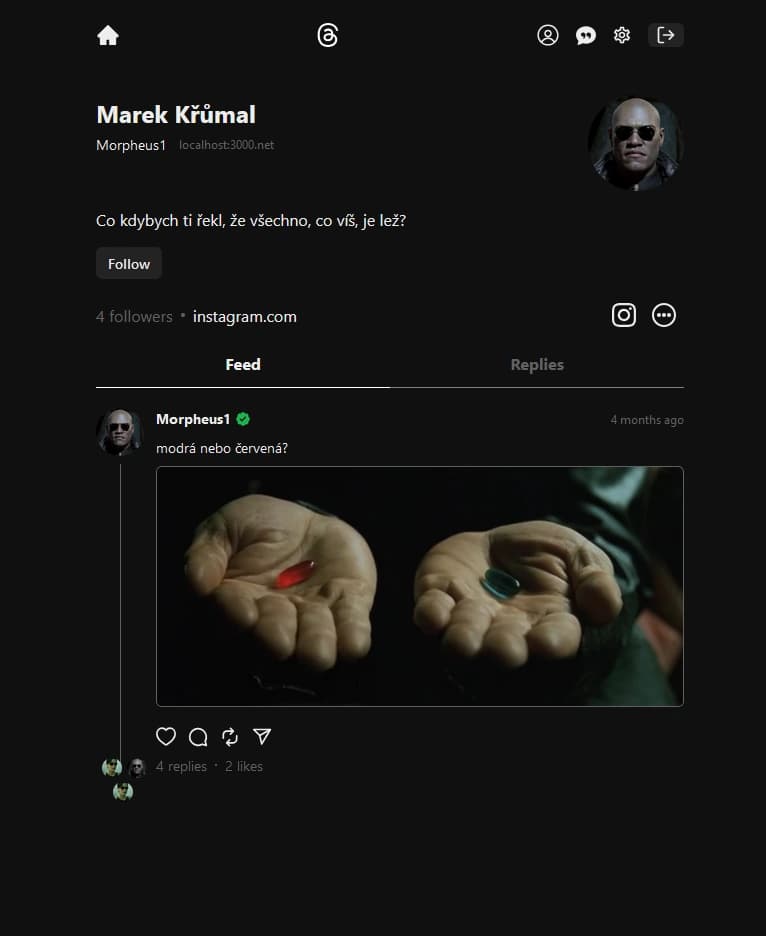 MTRX Sociální síť